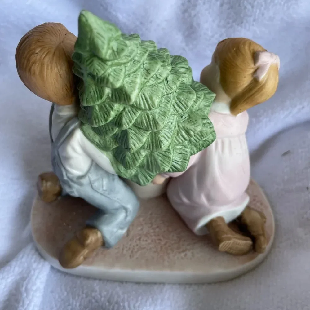 Vintage The Potters House Kids CHEERFUL GIVERS Figurine God Loves Cheerful Giver